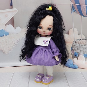Handmade textile doll,Rag doll,Art collectible doll. Interior doll,Personal gift,Gift for girl