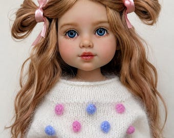 RESERVADO Muñeca Paola Reina, muñeca única, Paola Reina OOAK. Muñeca Catalina. Diana. Muñeca de arte hecha a mano única. Repintado personalizado, muñeca OOAK Gustom