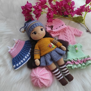Crochet doll, crochet doll for sale, Amigurumi doll, Amigurumi doll for sale, knitted doll, handmade doll