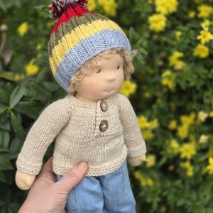 Waldorf 15 inch Doll,Waldorf inspired doll,Waldorf Baby Doll,Handmade Waldorf Doll,Personalized Waldorf Doll, Amigurumi Doll for sale