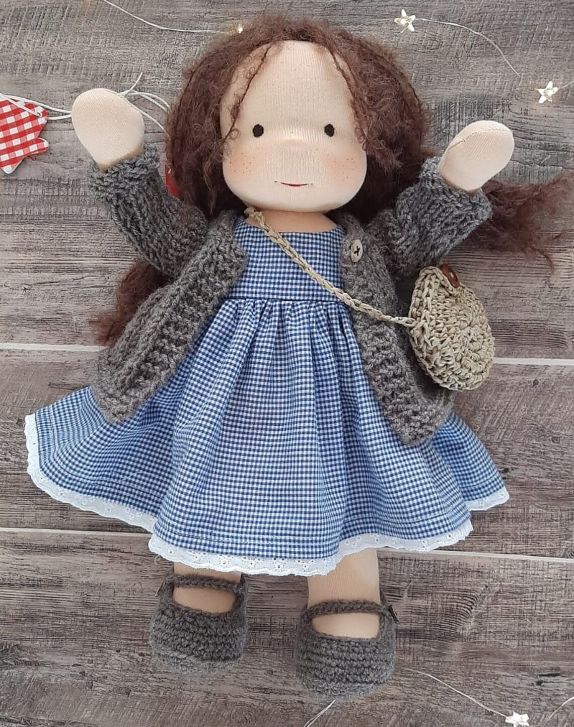 Waldorf 13 Inch Dollwaldorf Inspired Dollwaldorf Baby Etsy