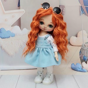 Handmade textile doll,Rag doll,Art textile doll, Interior doll, textile doll,art doll, Waldorf inspirad doll, Waldorf doll