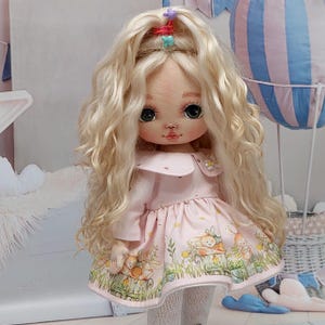 Handmade textile doll,Rag doll,Art textile doll, Interior doll, textile doll,art doll