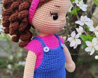 Ms. Rachel - Songs for Littles ,crochet Ms.Rachel, amigurumi doll, amigurumi Ms. Rachel, amigurumi doll for sale, amigurumi doll finished