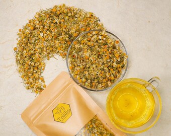 Dried Chamomile Flowers: Herbal Tea, Aromatherapy, Natural Remedy
