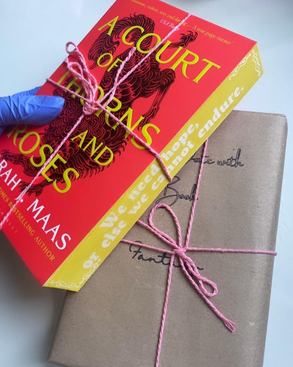 ACOTAR Custom Hand Painted Edge Book Blind Books Colleen Etsy