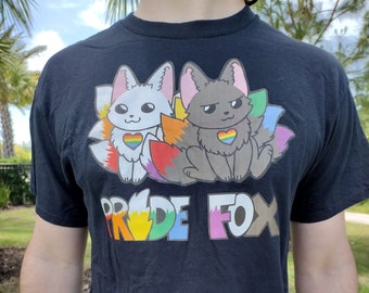 Camiseta unisex Orgullo Fox Zing y Zang