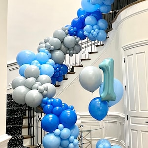 Blue DIY Balloon Garland Kit | Boy Baby Shower | Bridal Shower | Baby Shower | First Birthday