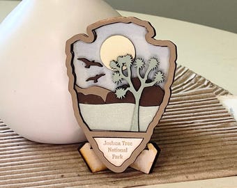 Joshua Tree National Park Magnet: Handmade Wood Nature Decor