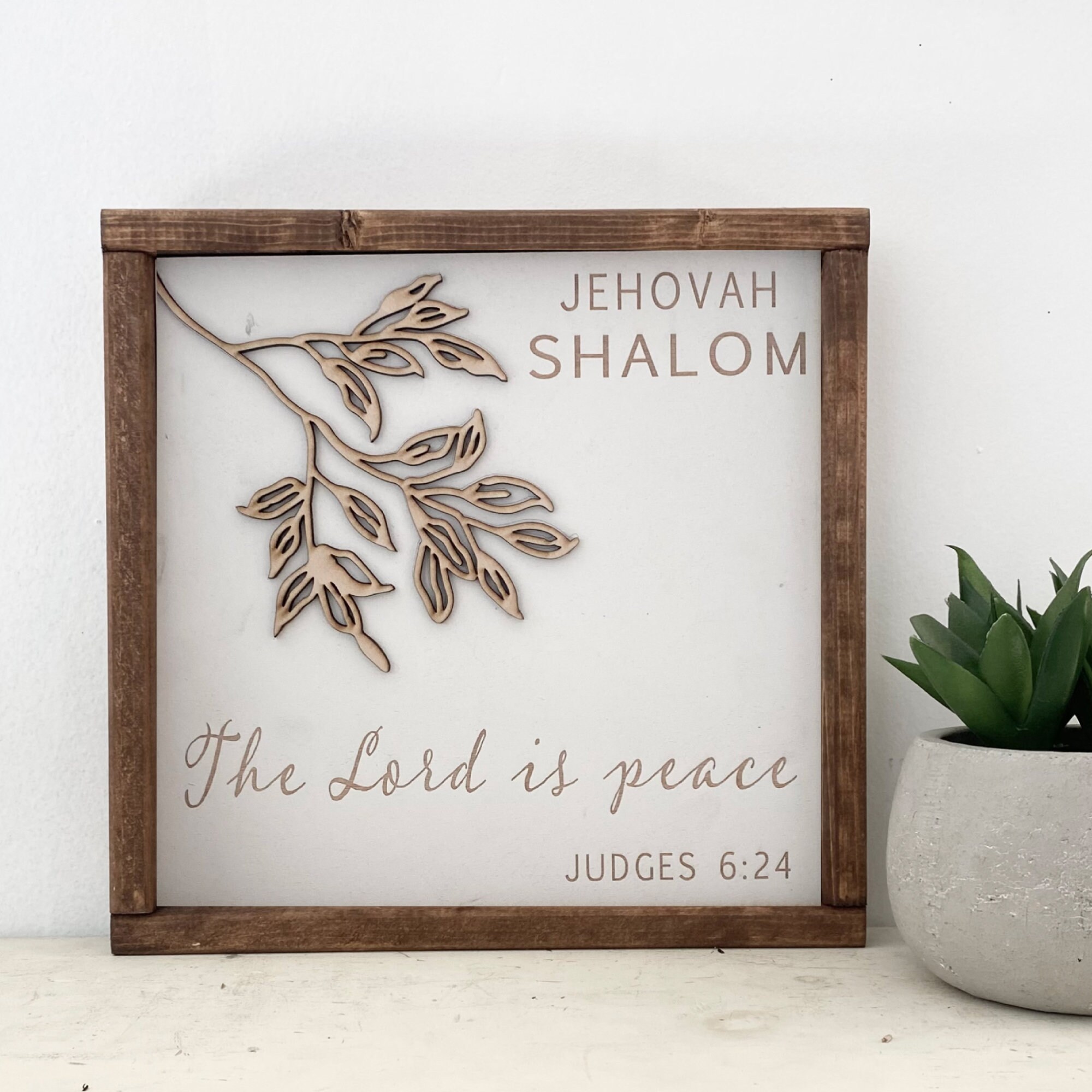 Shalom Novelty Sign Hebrew Meaning Peace Plaque Heart and -  Israel