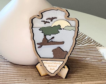 Channel Islands National Park Magnet: Handmade Wood Nature Decor