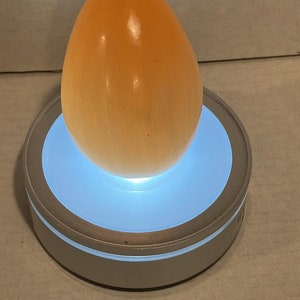 Orange Selenite Egg - Orange Selenite Fertility Eggs- Natural Polished Peach Selenite Gemstone - Metaphysical Crystal Gift Halloween Gift