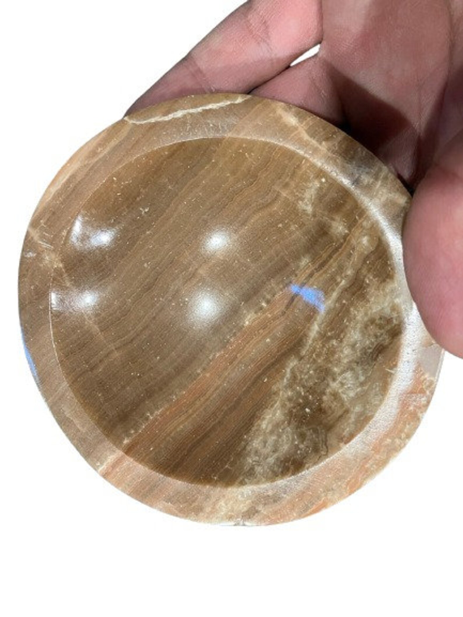 Natural Brown Onyx Stone Bowl Large 4 Inch Etsy