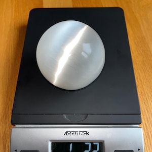 Glimmering Selenite Sphere: The Ultimate Healing Crystal Ball for Crown and Third Eye Chakra Activation White Selenite Ball 3 inch