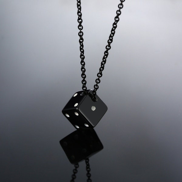 Dice Necklace Etsy