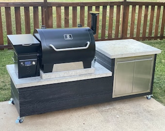 Plans for a DIY Outdoor Grill Stations