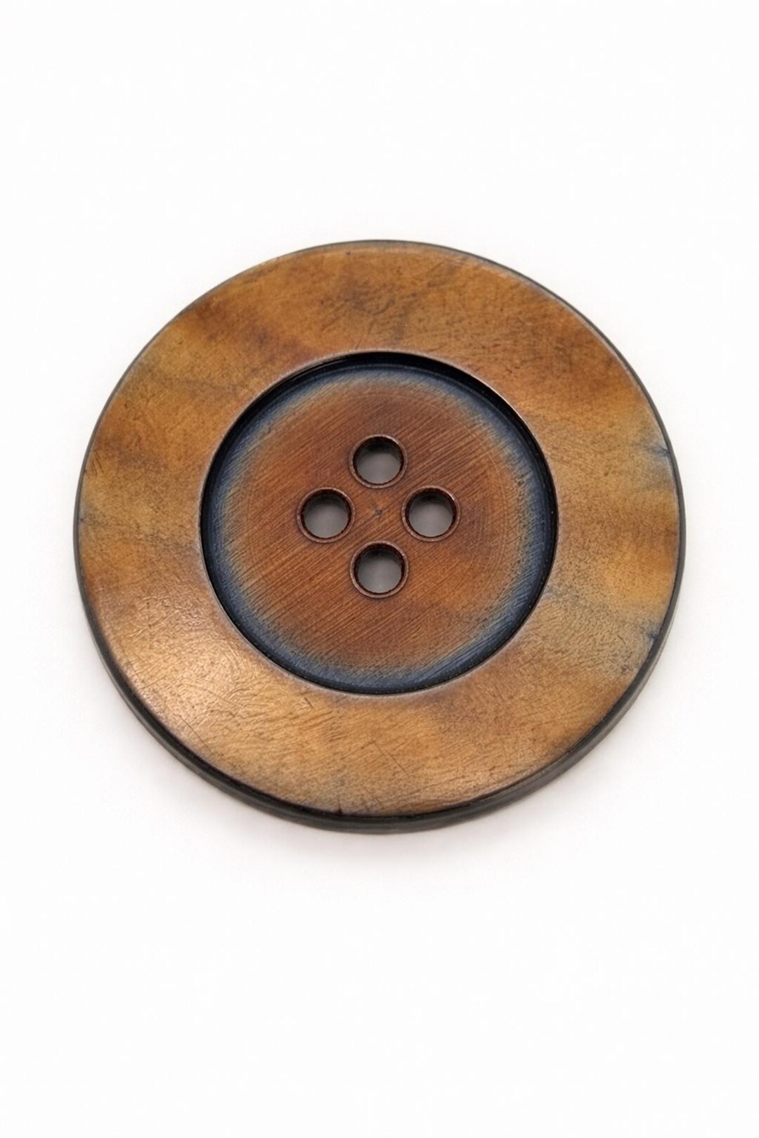 Natural Horn Buttons – 45 Mm (1.77 Inch) – Large 4-hole Buttons for ...