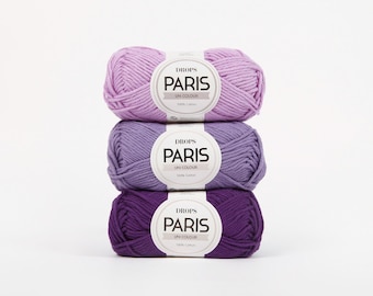 DROPS Paris Baumwollgarn: Aran Kammgarn, weich & strapazierfähig