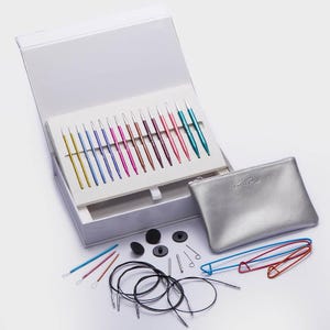 KnitPro Zing interchangeable needle set Set of 8 sizes of Zing Interchangeable Circular Needles