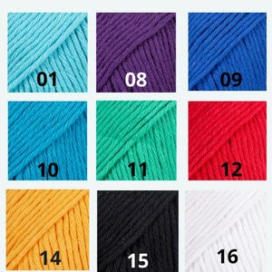 DROPS Paris Cotton Yarn: Aran Worsted Weight, Soft & Durable image 3