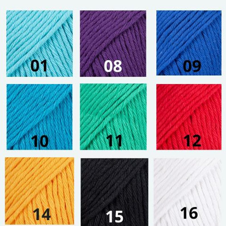 DROPS Paris Cotton Yarn: Aran Worsted Weight, Soft & Durable image 3