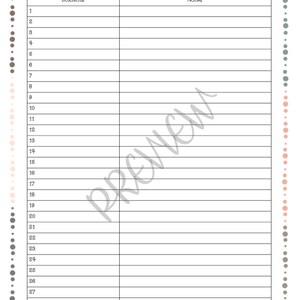 Printable Class Roster | Student Roster | Teacher Resource - Etsy