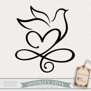 Infinity Love | Digital File | High Quality Vector File | Printing | Vinyl Cutting | Heat Transfer | Laser Cutting | Instant Download
