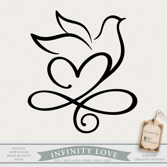 Infinity Love | Digital File | High Quality Vector File | Printing | Vinyl Cutting | Heat Transfer | Laser Cutting | Instant Download