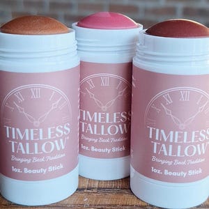 Beauty Stick | Tallow Makeup Stick | Cheeks Lips Eyes | Bronzer
