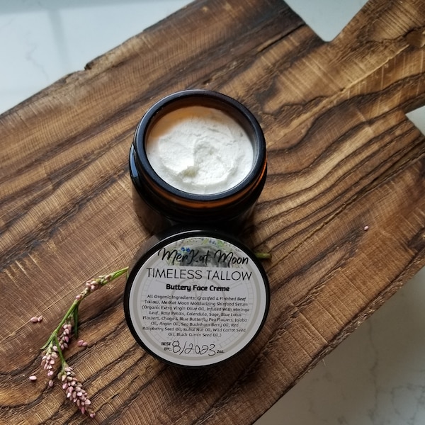 Buttery Face Cream | Whipped Tallow Balm