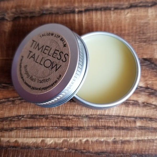 Tallow Lip Balm | Orange | Peppermint | Unscented