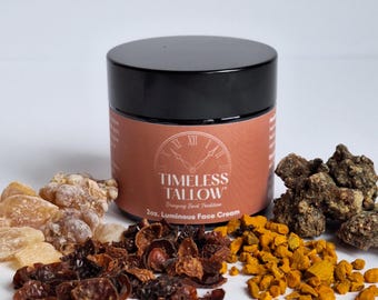 Luminous Face Cream | Whipped Tallow | Herbal and Resin Infused