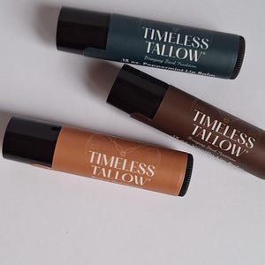 Tallow Lip Balm | Peppermint | Vanilla | Unscented