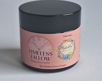 Buttery Face Cream | Whipped Tallow | Herbal Infused