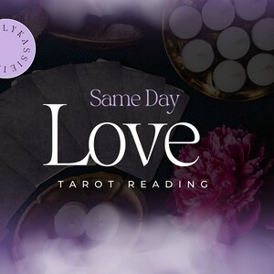 Lectura de cartas del Tarot de amor, Lectura psíquica del amor el mismo día, Lectura de tarot de relaciones, Lectura de cartas, Lectura intuitiva,