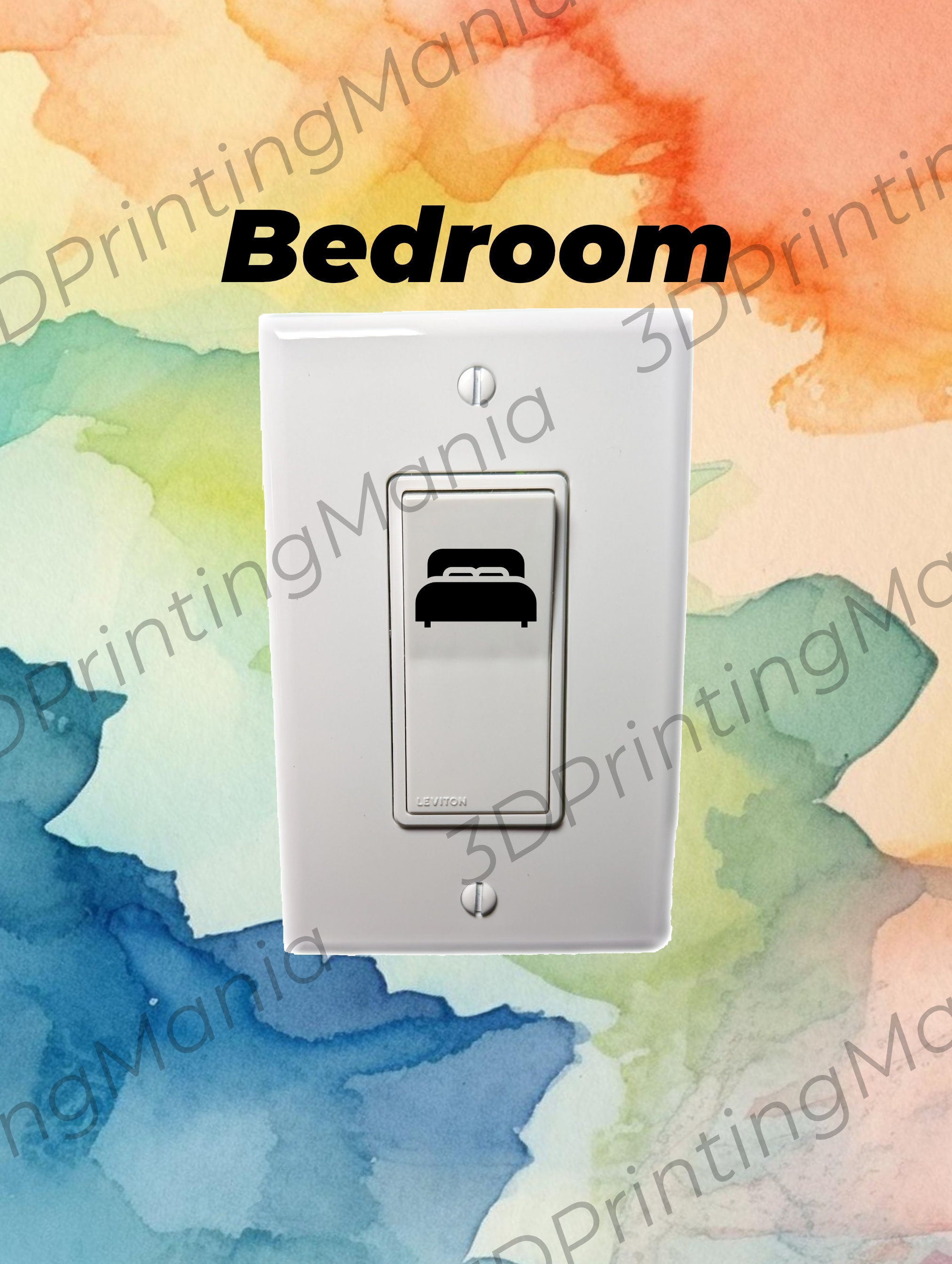 Light Switch Labels - 40 Pack - Colored - Decals - Stickers - Tags ...