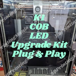 3D Printer K1 - K1C - K1 Max - K2 Plus - LED Upgrade Kit - COB LED - Upgrades - Plug and Play