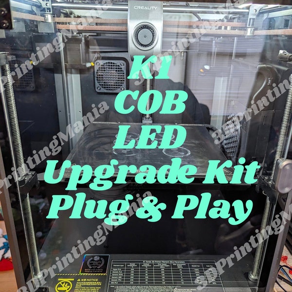 3D Printer K1 - K1 Max LED Upgrade Kit - COB LED - Upgrades - Plug and Play