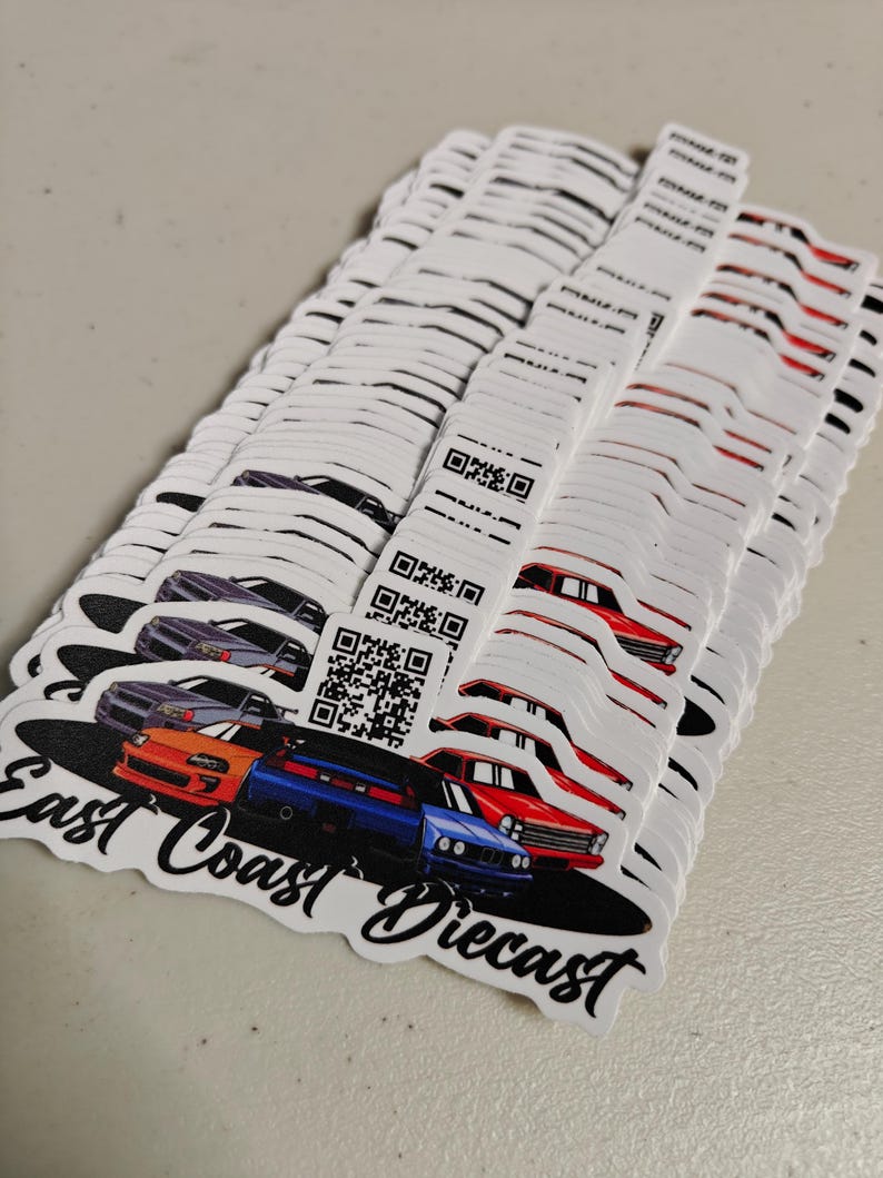 Custom Vinyl Stickers 100 Count – 2.5