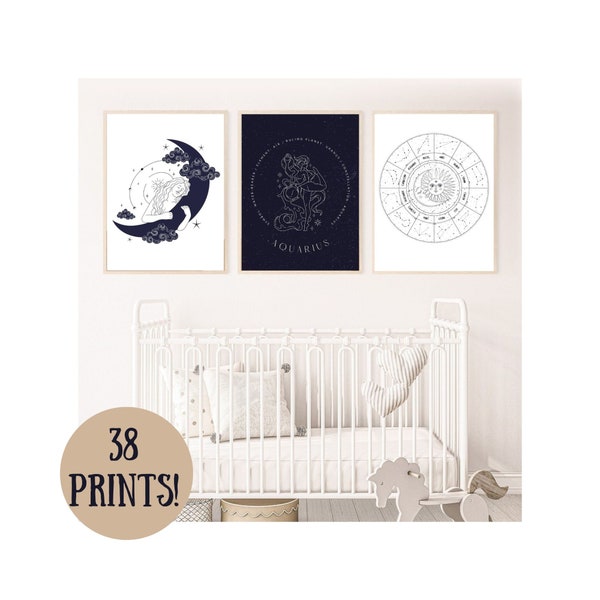 Astrology Gallery Wall Etsy