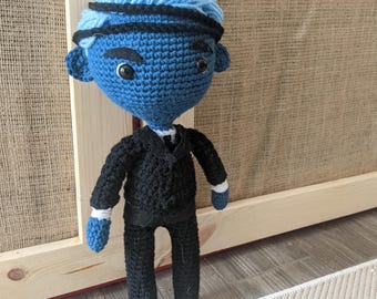 Hades Crochet Pattern (Digital PDF Download) – Lore Olympus Inspired Doll - Comic - Cute - Mythology - Greek - Roman - DIY Craft