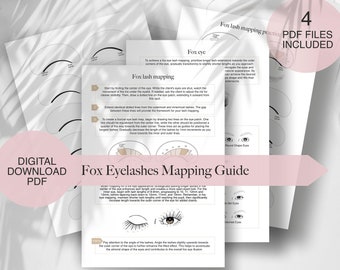 4PDF Fox Lashes Mapping guide for eyelash extension theory and practice