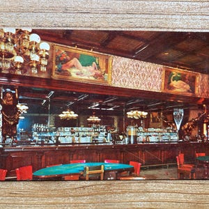 Carte postale souvenir vintage The Million Dollar Nugget Gambling Hall, Las Vegas, Nevada