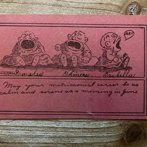 Illustration de bébé qui pleure, Triplés, 1908, Timbre oblitéré, Carte postale ancienne