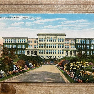 Escola Normal Estadual, Providence, Rhode Island, Usado, Cartão Postal Antigo de Lembrança