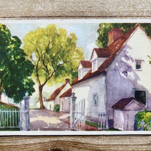 The North Lane At Mount Vernon, Washington, Linge de maison, 1934, Carte postale souvenir ancienne