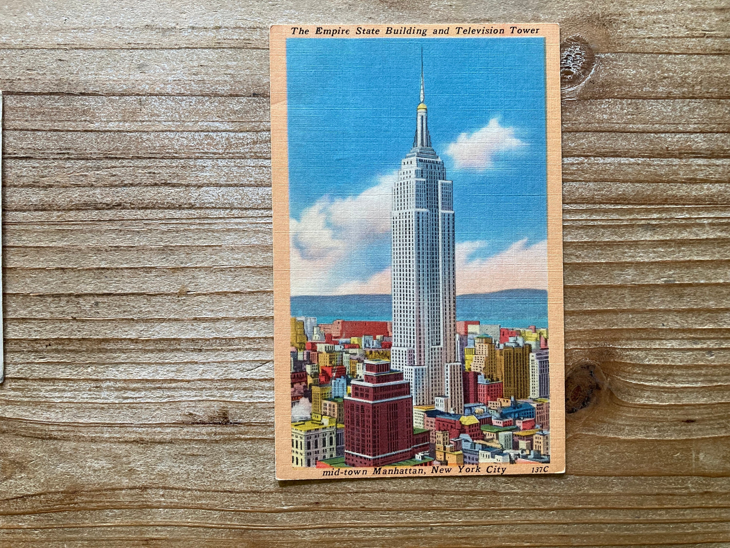 アンティーク雑貨 Vintage Empire State Building Vintage Empire State Building Souvenir - Etsy