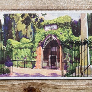 La tombe de Washington, Mount Vernon, 1934, inutilisé, carte postale souvenir ancienne