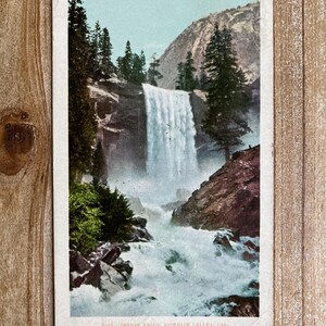 Vernal Falls, vallée de Yosemite, Californie, 6 mars 1906, timbre oblitéré, carte postale souvenir ancienne