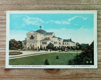 Franciscan Monastery, Washington, D C, Unused, Antique Souvenir Postcard